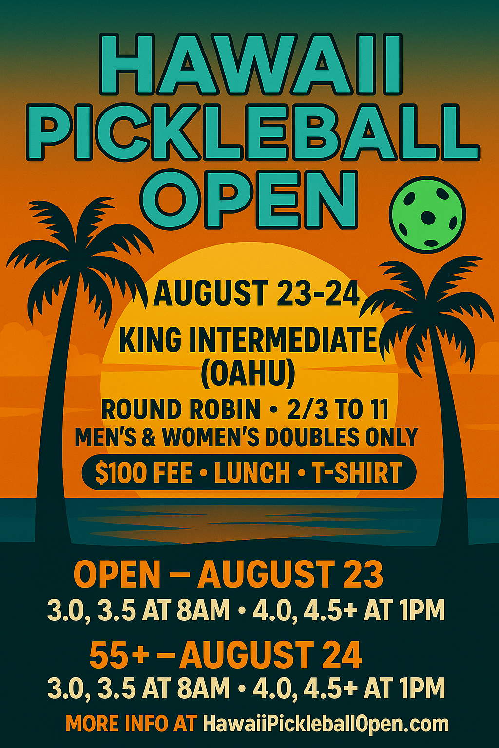 Hawaii Pickleball Open 2025 Hawaii Pickleball Open 2025